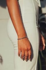 5mm Miami Cuban Link Bracelet - White Gold - Cernucci