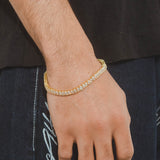 5mm Oval Tennis Bracelet - Gold - Cernucci