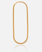 5mm Square Cuban Chain - Gold - Cernucci