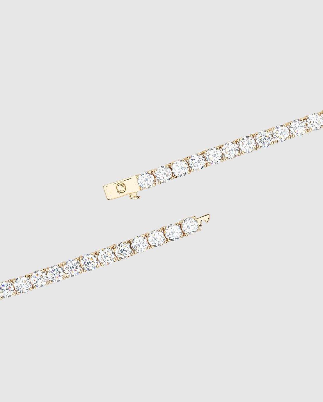 5mm Tennis Bracelet - Gold - Cernucci
