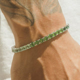 5mm Tennis Bracelet - Green Graduated - Cernucci