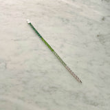 5mm Tennis Bracelet - Green Graduated - Cernucci