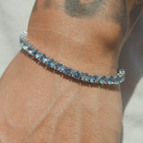 5mm Tennis Bracelet - Pale Blue - Cernucci