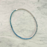 5mm Tennis Chain - Blue Graduated - Cernucci