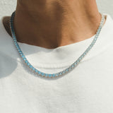 5mm Tennis Chain - Blue Graduated - Cernucci