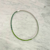 5mm Tennis Chain - Green Graduated - Cernucci