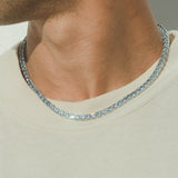5mm Tennis Chain - Pale Blue - Cernucci