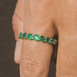 5mm Tennis Ring - Green - Cernucci