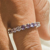 5mm Tennis Ring - Lilac Graduation - Cernucci
