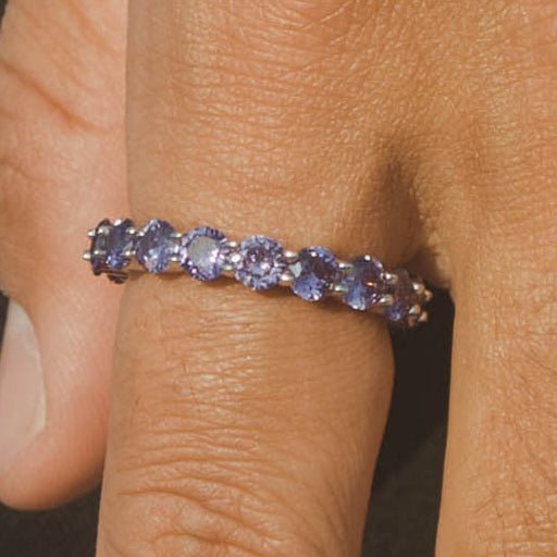 5mm Tennis Ring - Purple - Cernucci