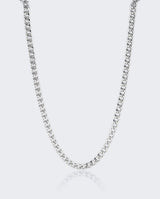 6mm Franco Chain - White Gold - Cernucci