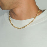 6mm Hermes Link Chain - Gold - Cernucci