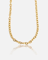 6mm Hermes Link Chain - Gold - Cernucci