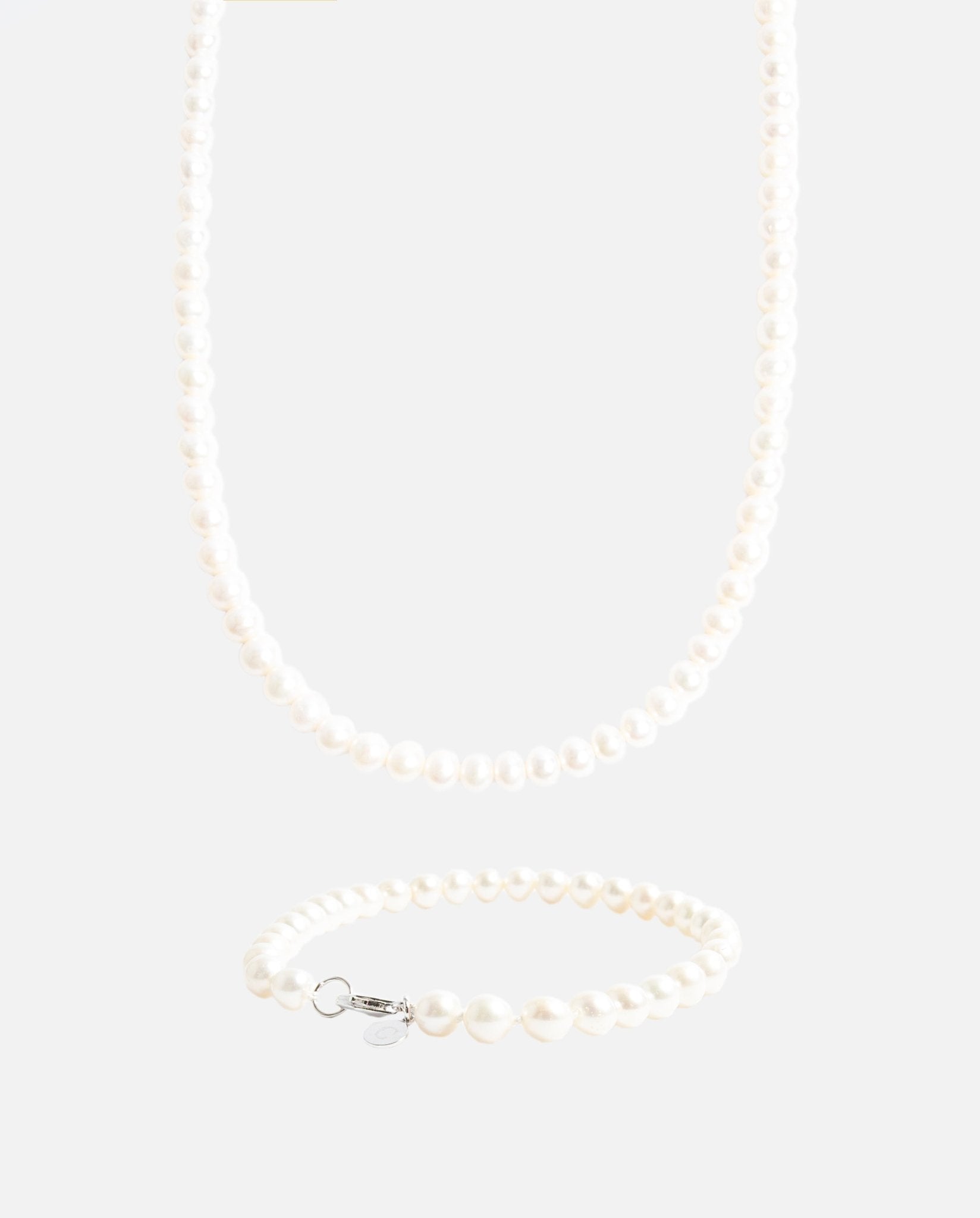 6mm Pearl Necklace + Bracelet Bundle - Cernucci