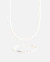 6mm Pearl Necklace + Bracelet Bundle - Cernucci
