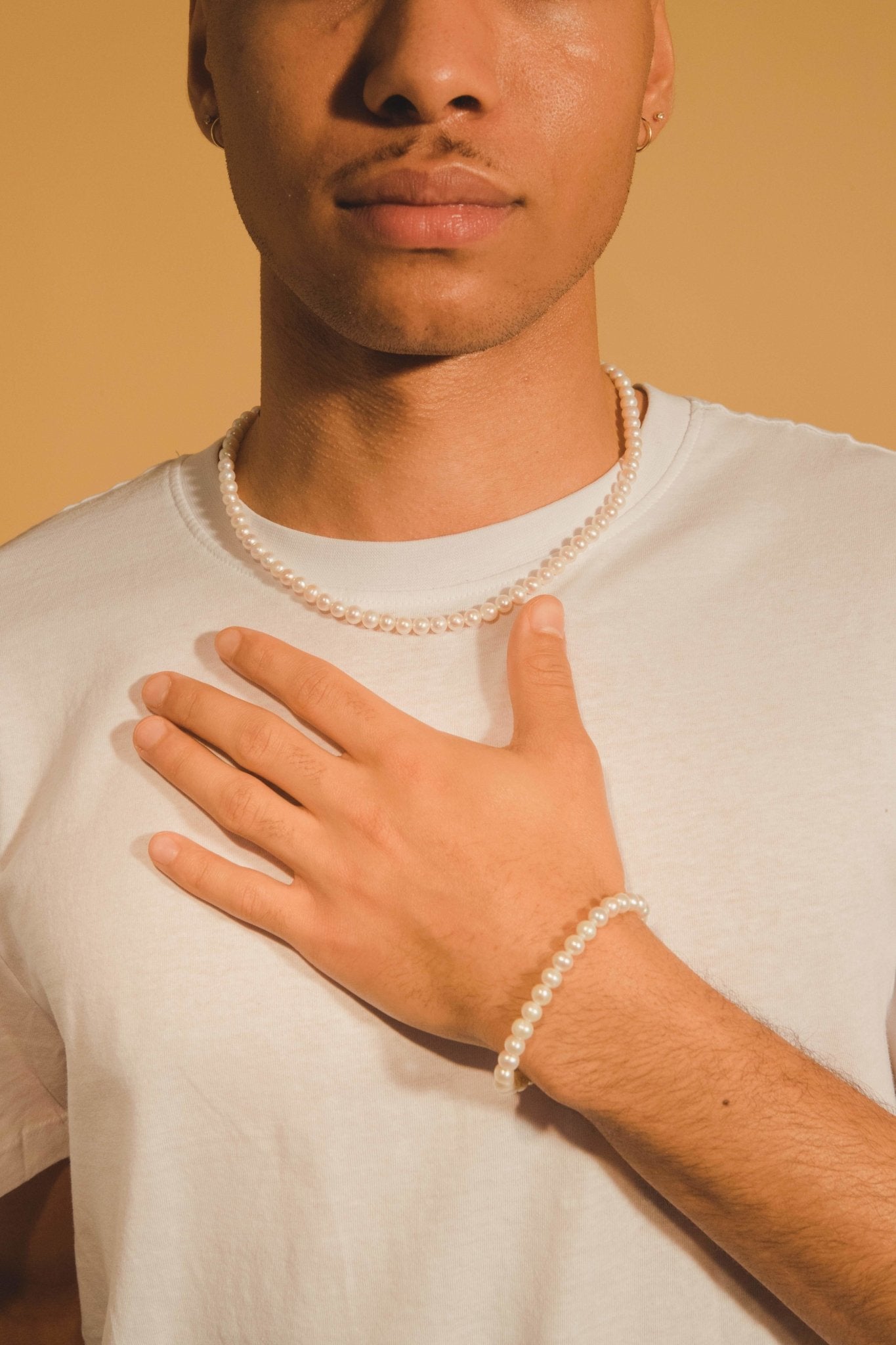 6mm Pearl Necklace + Bracelet Bundle - Cernucci