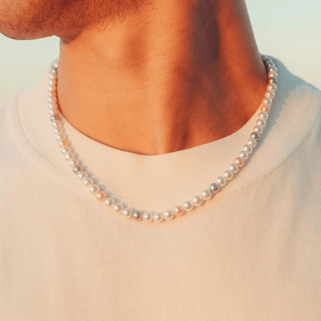 6mm Pearl Necklace - Multi - Cernucci