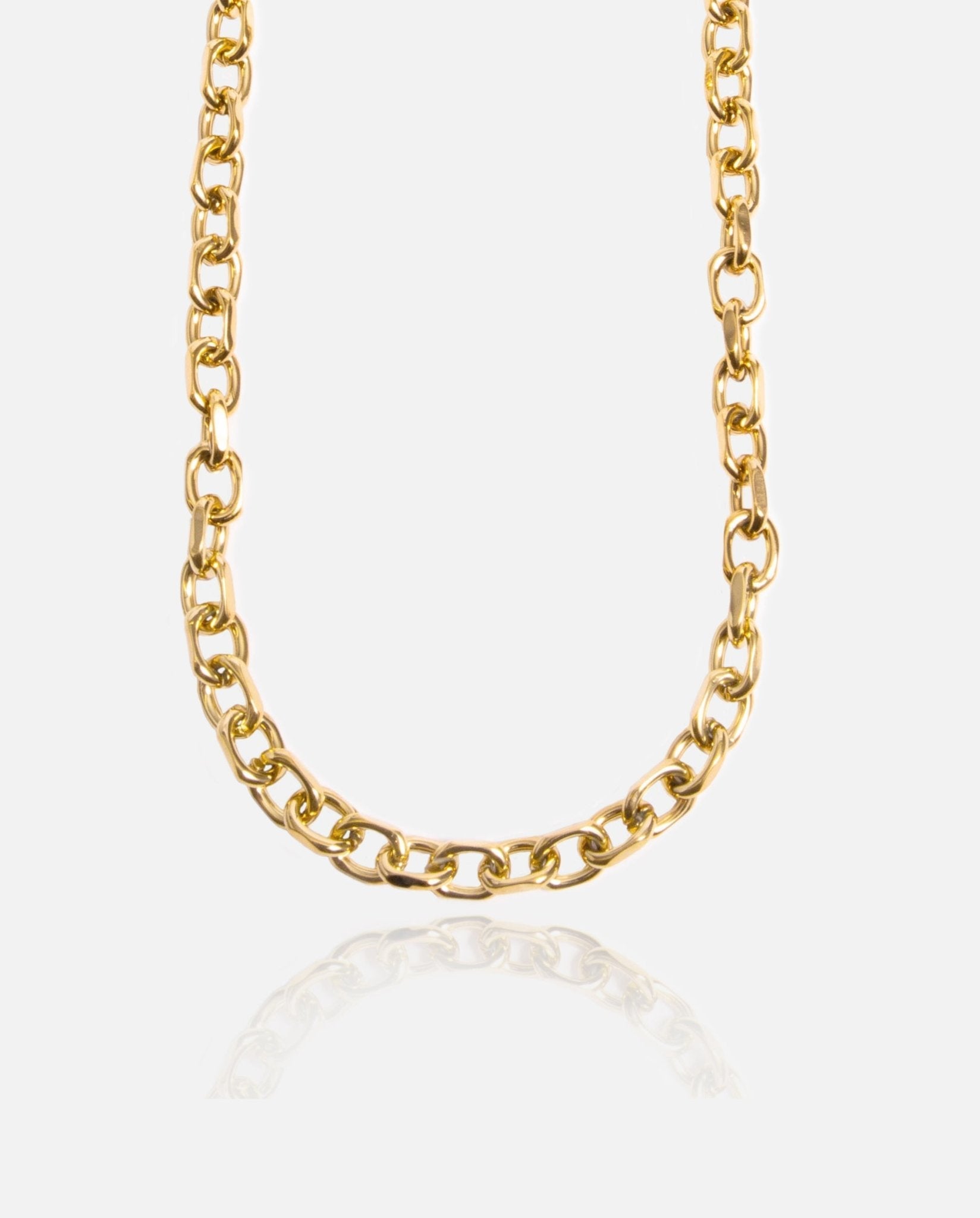 7mm Hermes Link Chain - Gold - Cernucci