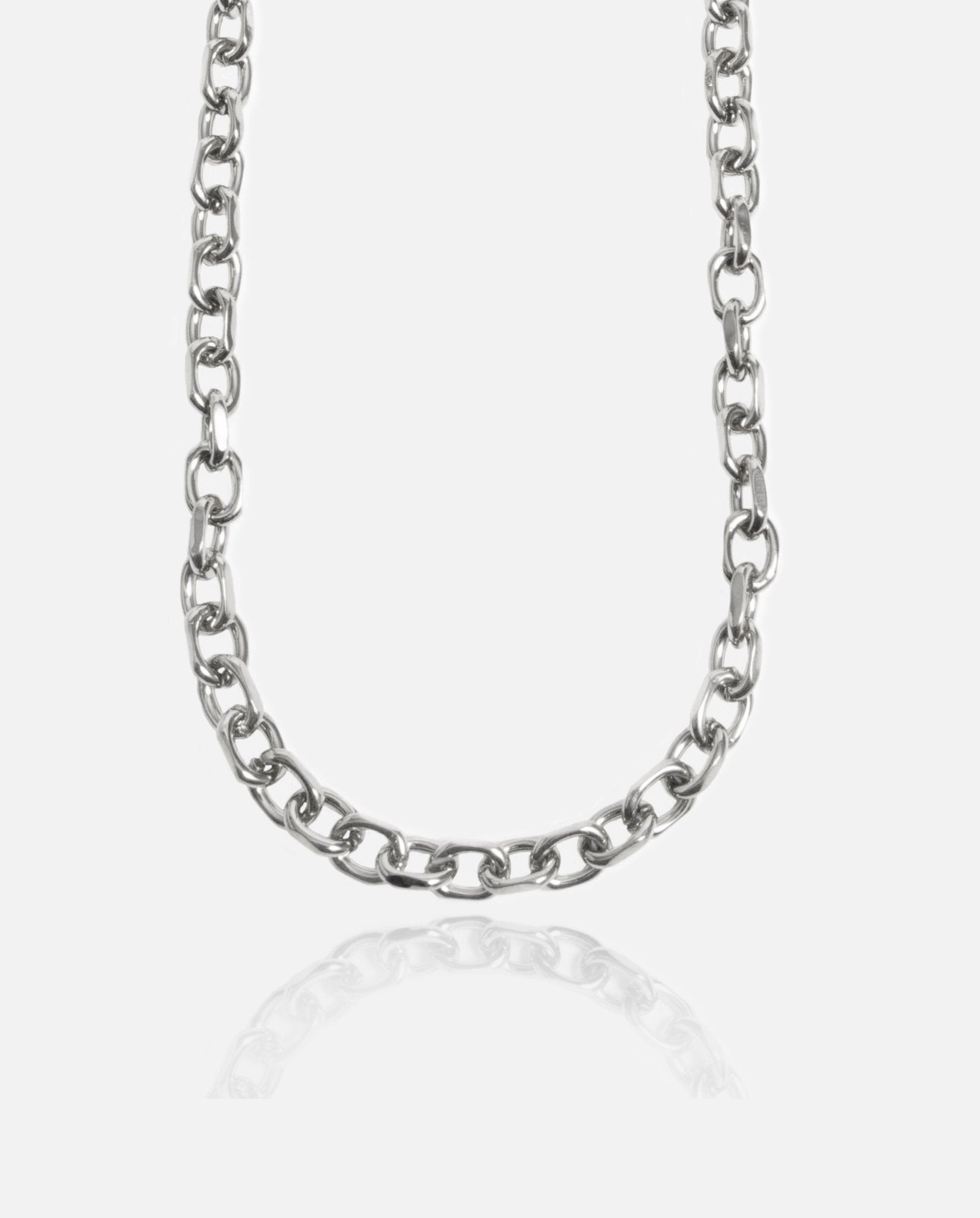 7mm Hermes Link Chain - White Gold - Cernucci