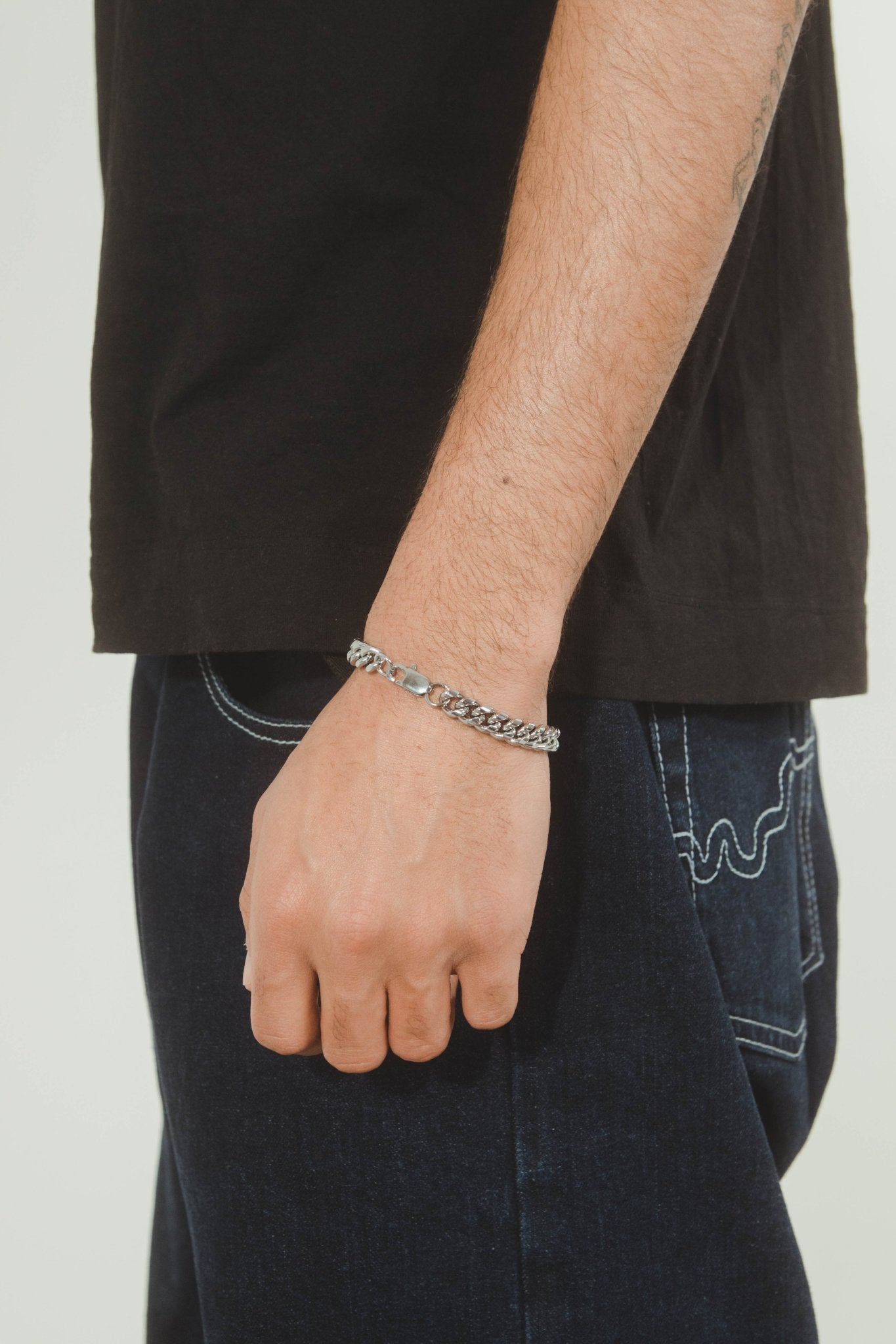 8mm Miami Cuban Link Bracelet - White Gold - Cernucci