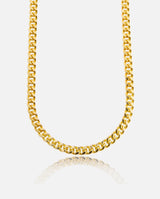 925 5mm Cuban Chain - Gold - Cernucci