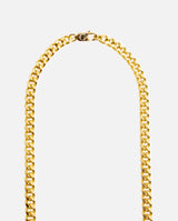 925 5mm Cuban Chain - Gold - Cernucci