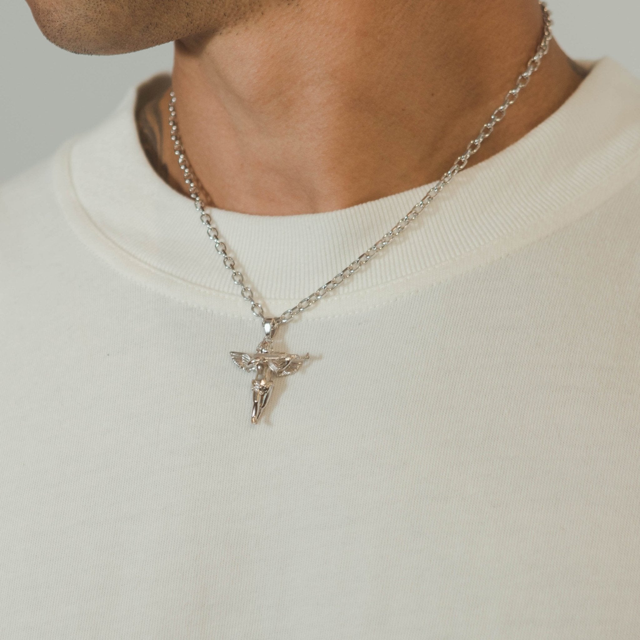 925 Angel Gun Pendant - Cernucci