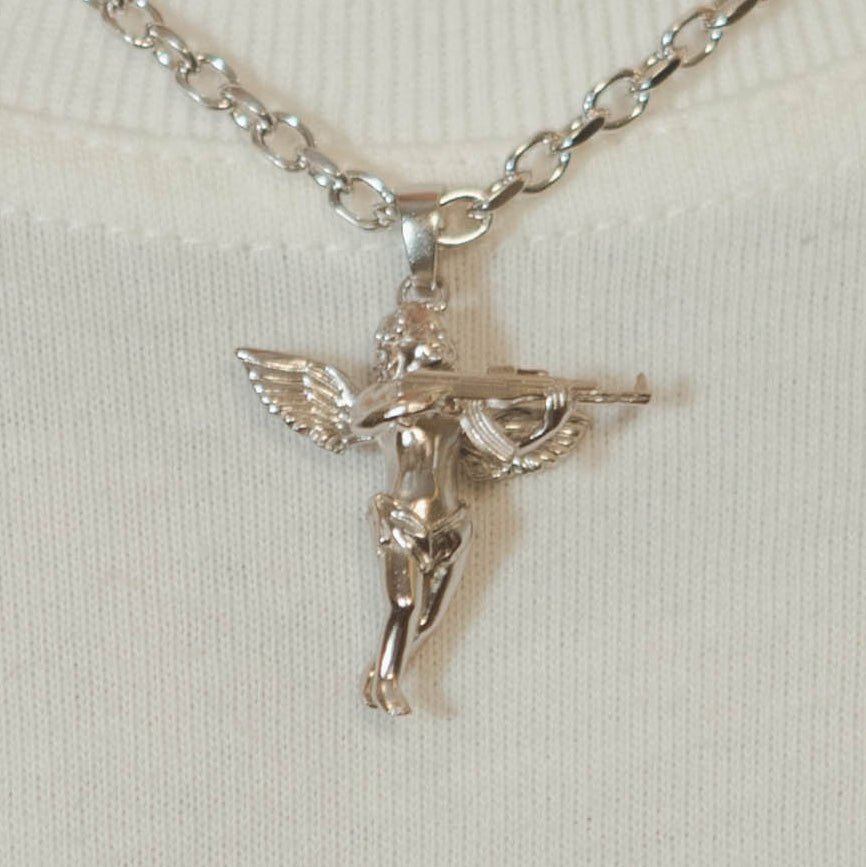 925 Angel Gun Pendant - Cernucci
