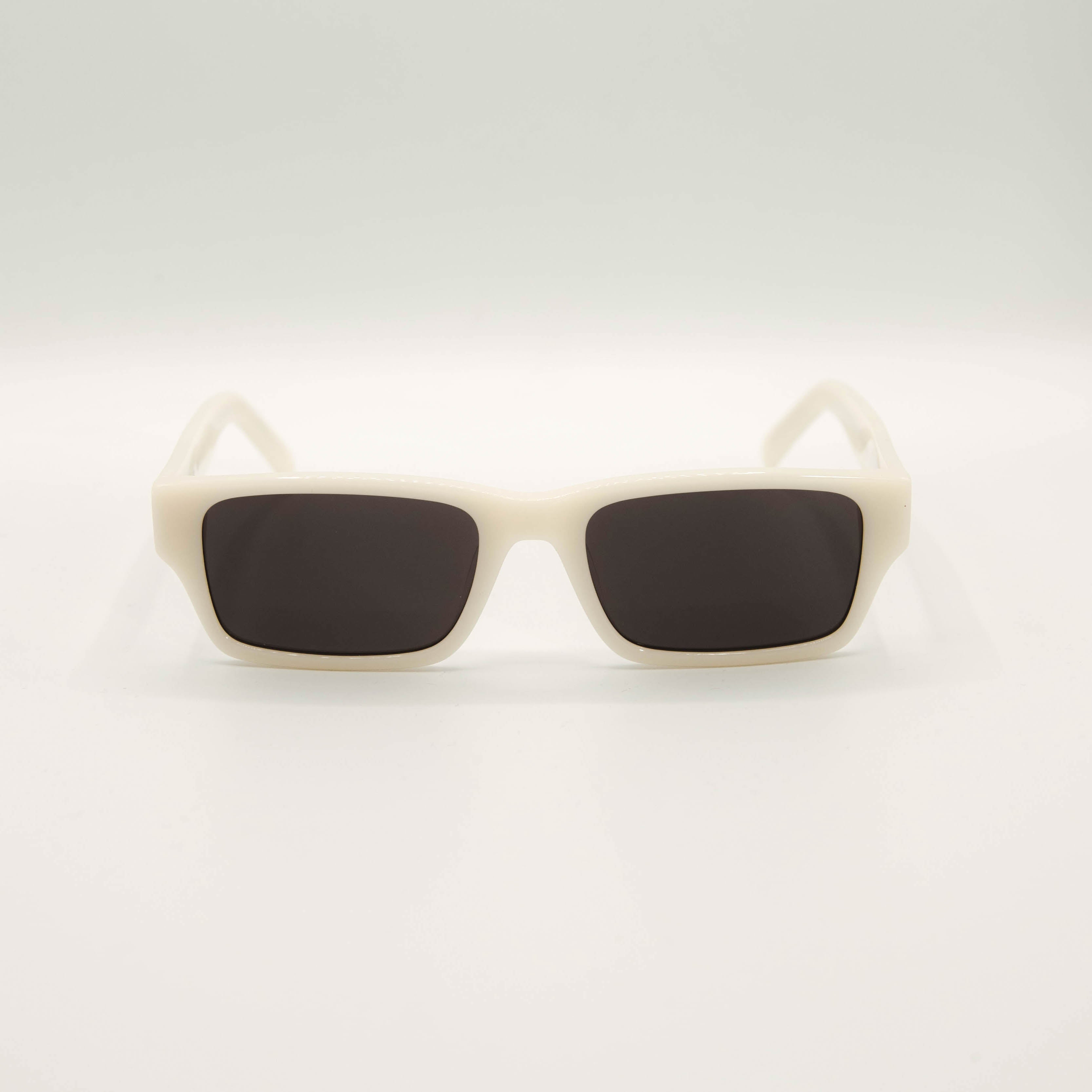 Rectangular Sunglasses - Ecru