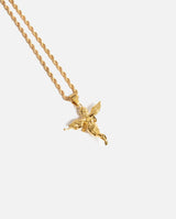 Angel Gun Pendant - Gold - Cernucci