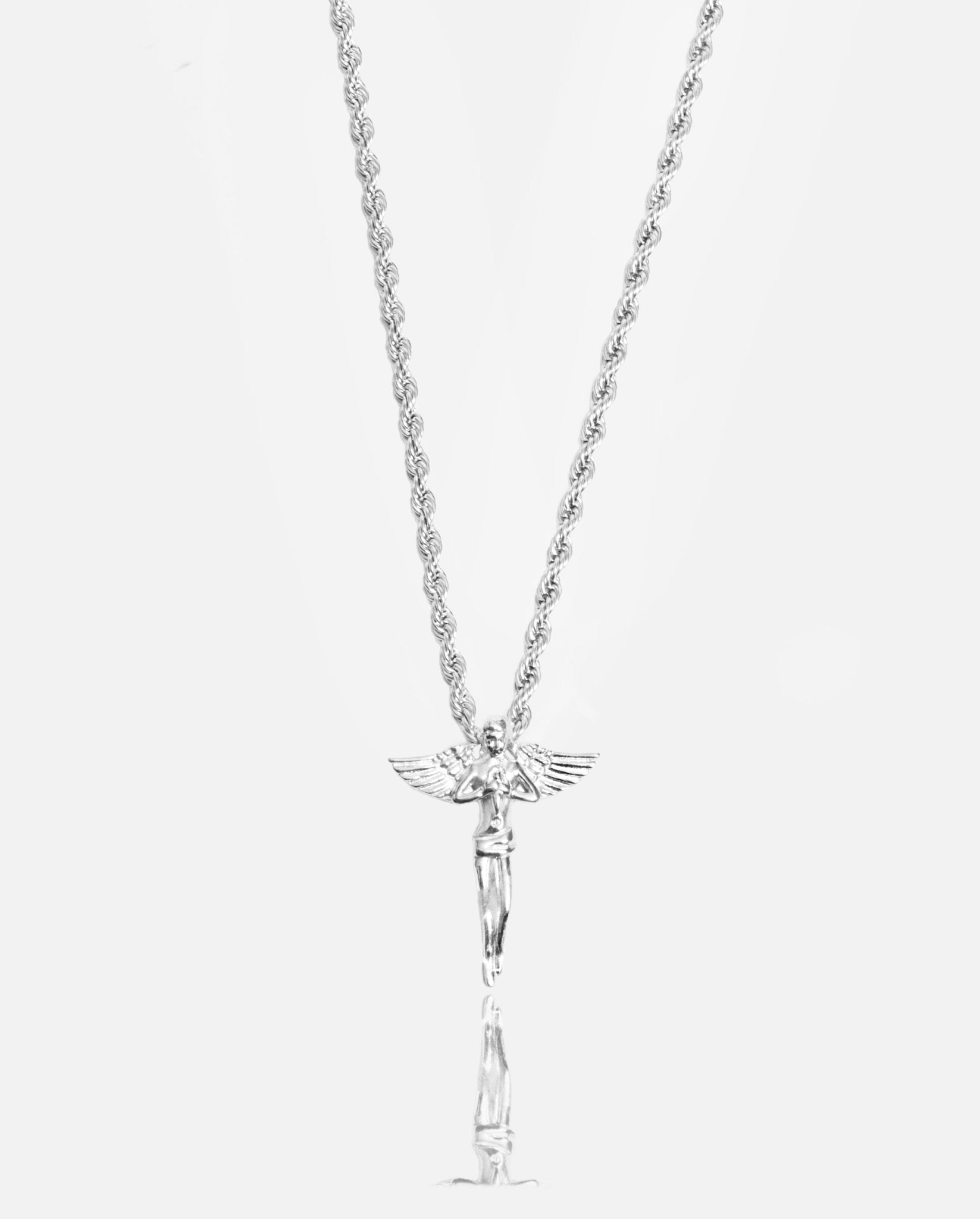 Angel Pendant - White Gold - Cernucci