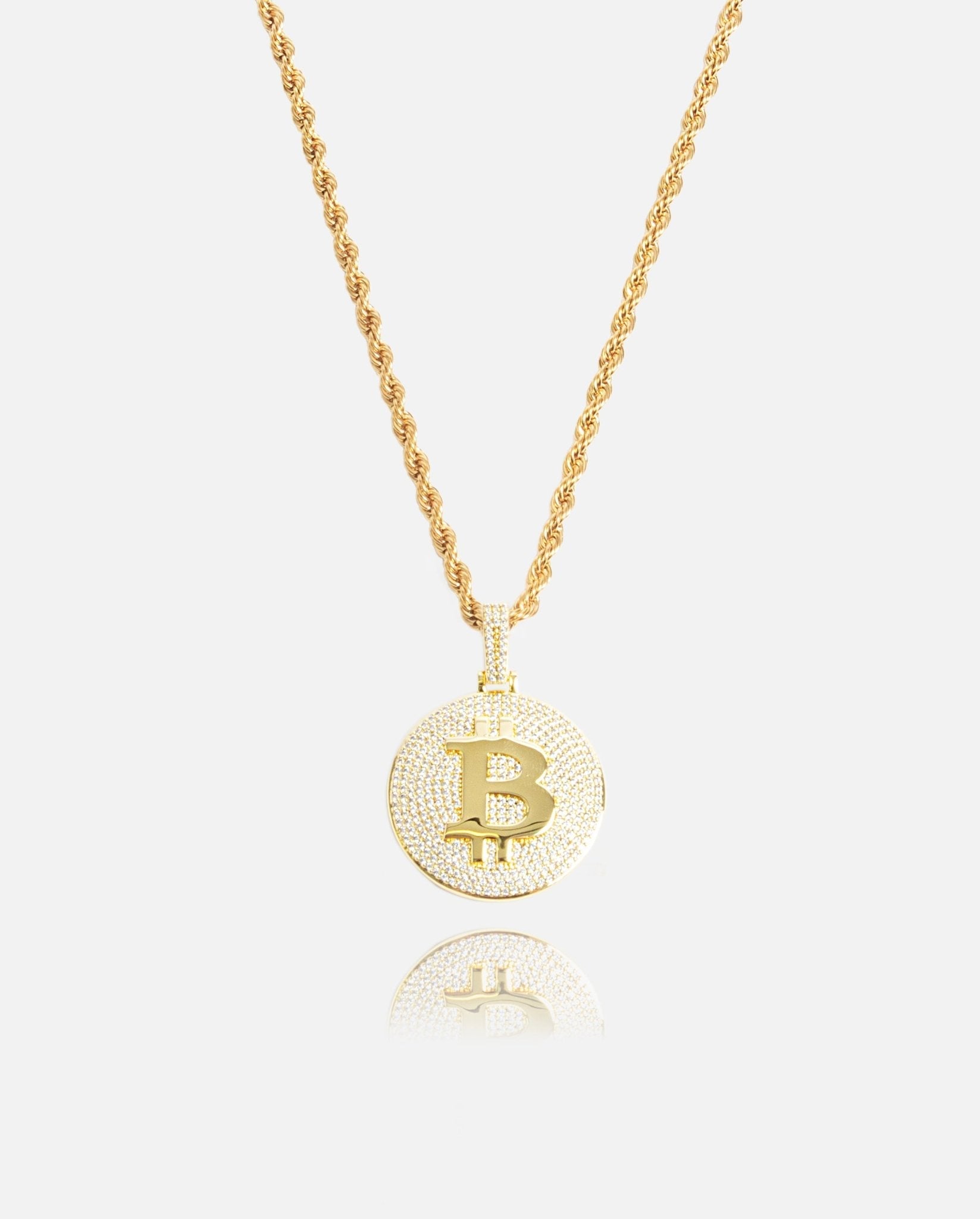 Bitcoin Pendant - Gold - Cernucci