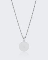 Bitcoin Pendant - White Gold - Cernucci