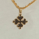 Black Clover Pendant - Gold - Cernucci