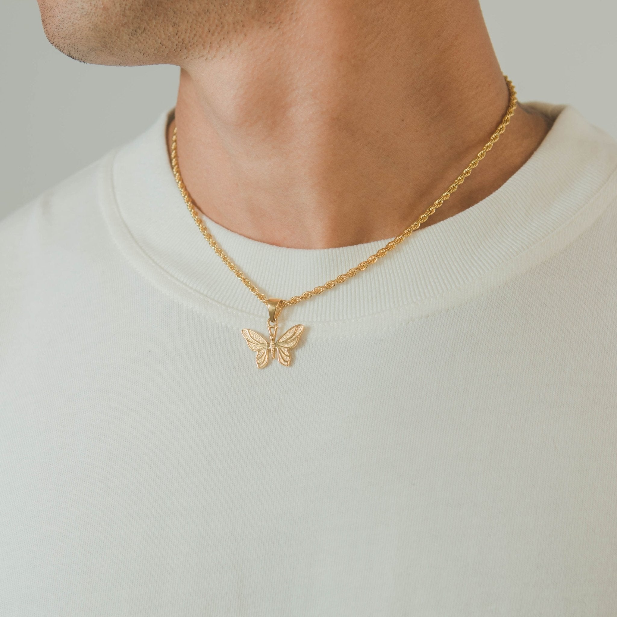 Butterfly Pendant - Gold - Cernucci