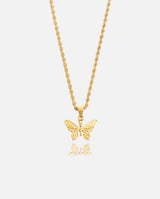Butterfly Pendant - Gold - Cernucci