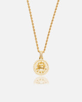 Cancer Zodiac Pendant - Gold - Cernucci