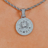 Cancer Zodiac Pendant - White Gold - Cernucci