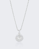 Capricorn Zodiac Pendant - White Gold - Cernucci