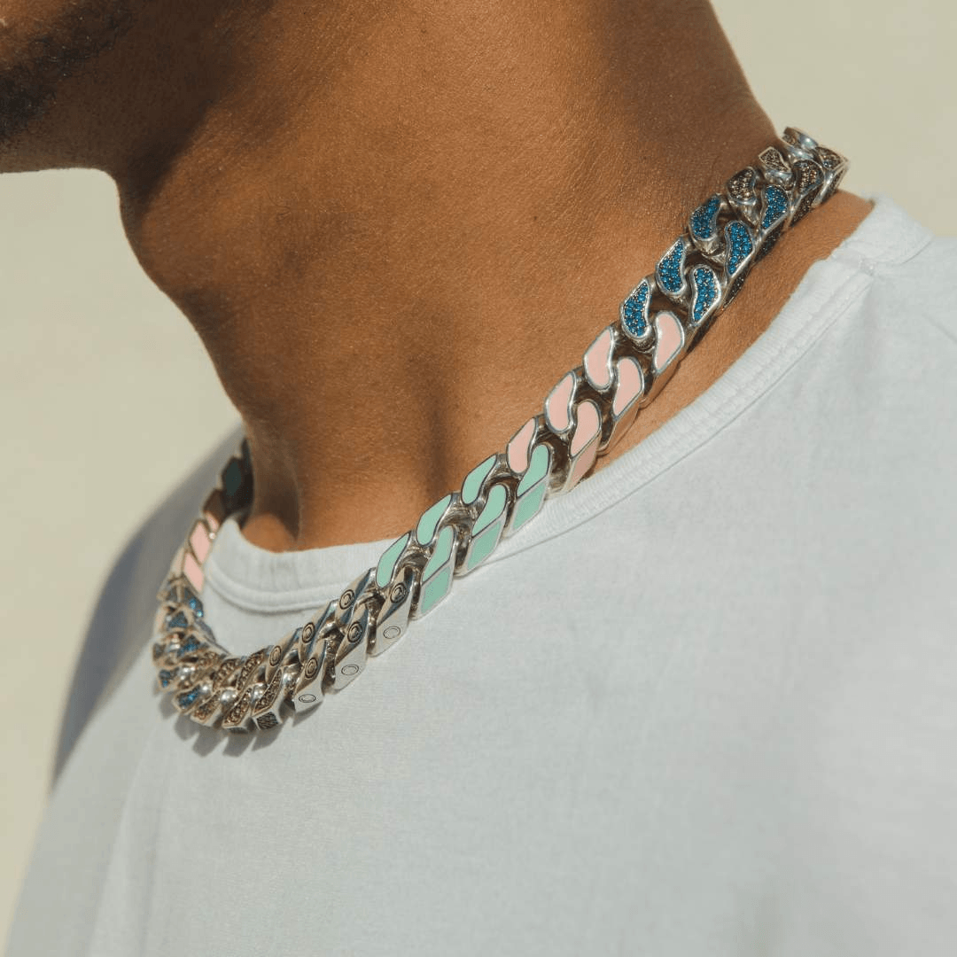 Cernucci Cuban Link Chain - Multi - Cernucci