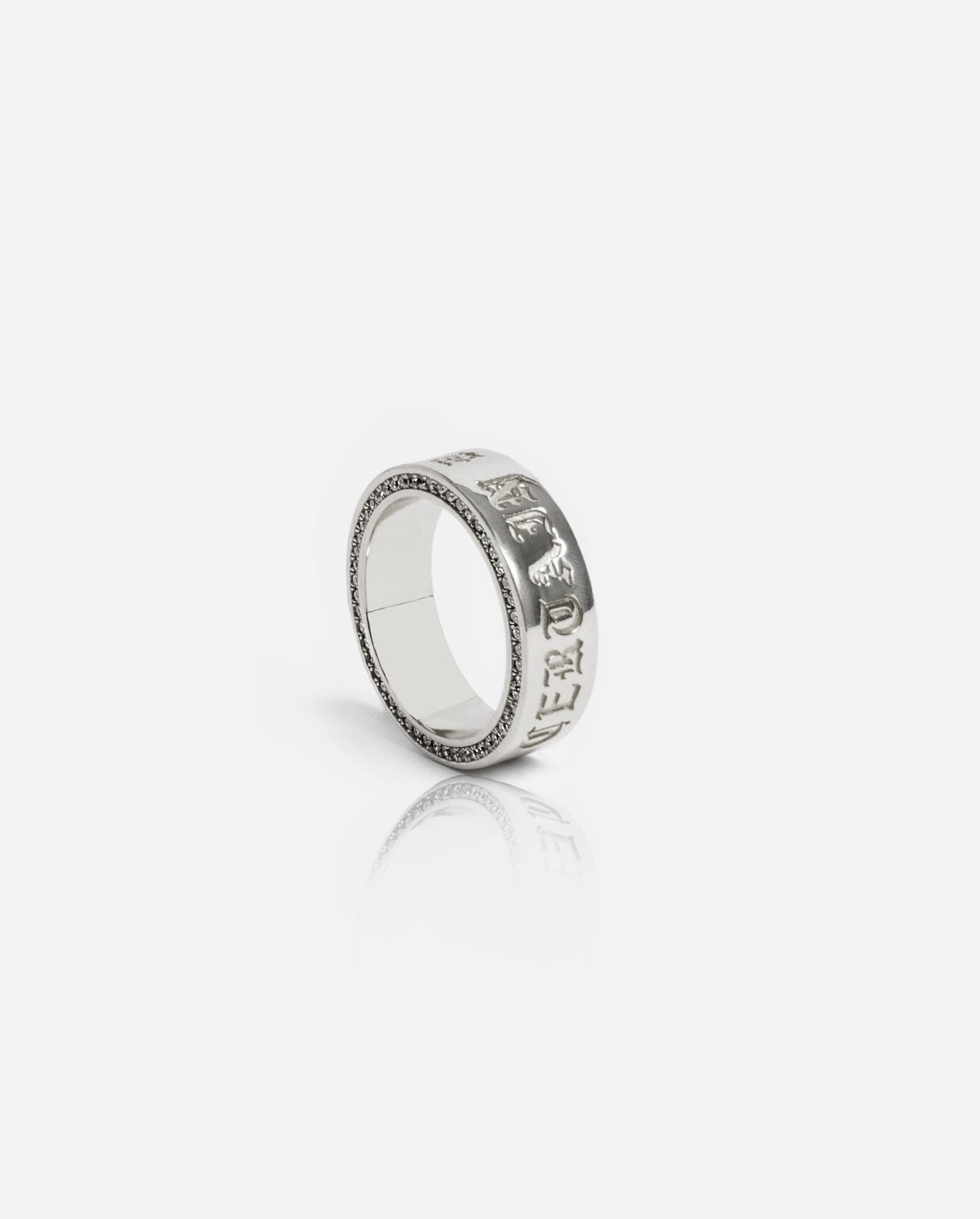 Certain Destiny Ring - White Gold - Cernucci