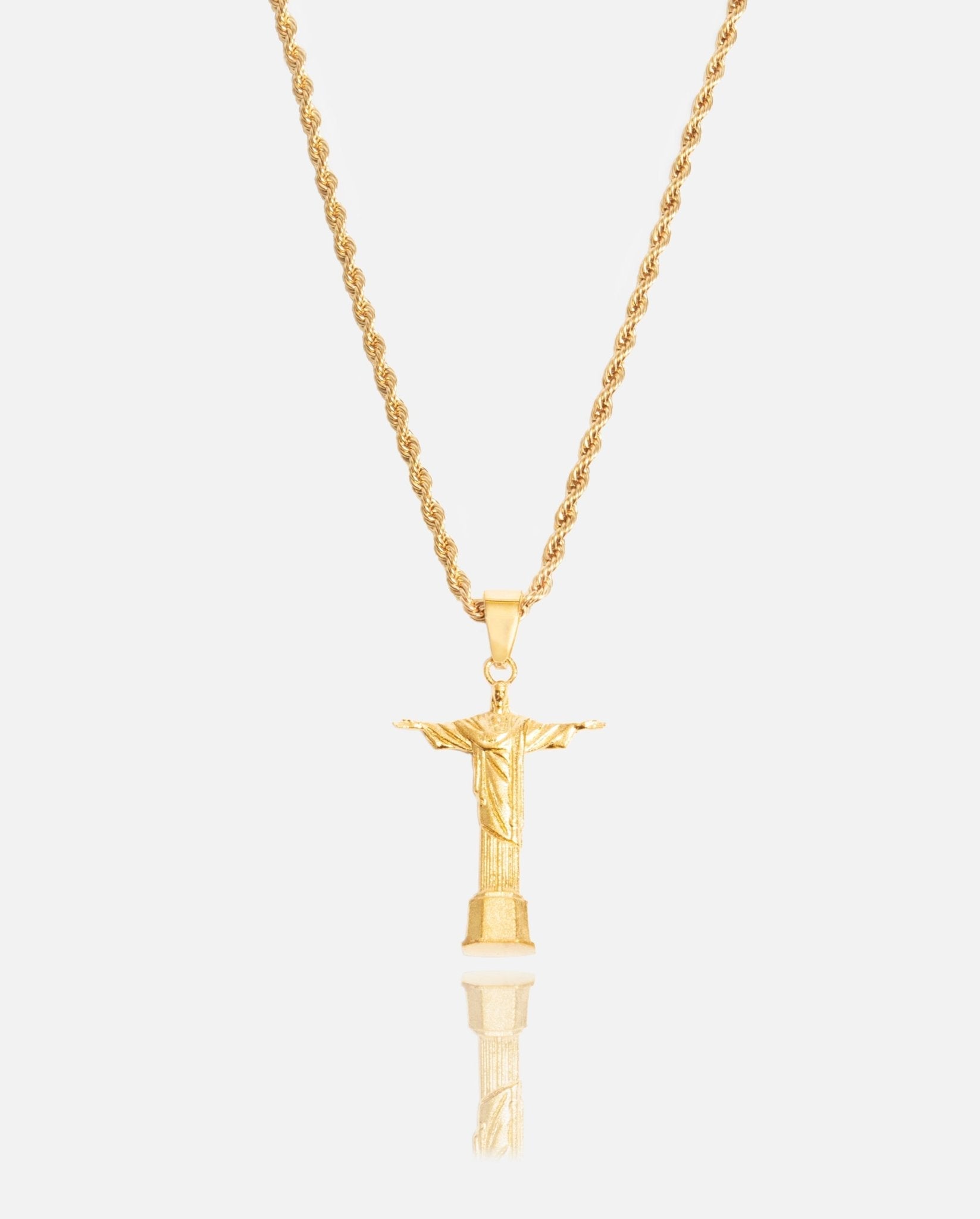 Christ the Redeemer Pendant - Gold - Cernucci