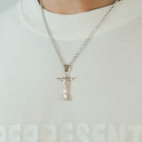Christ the Redeemer Pendant - White Gold - Cernucci