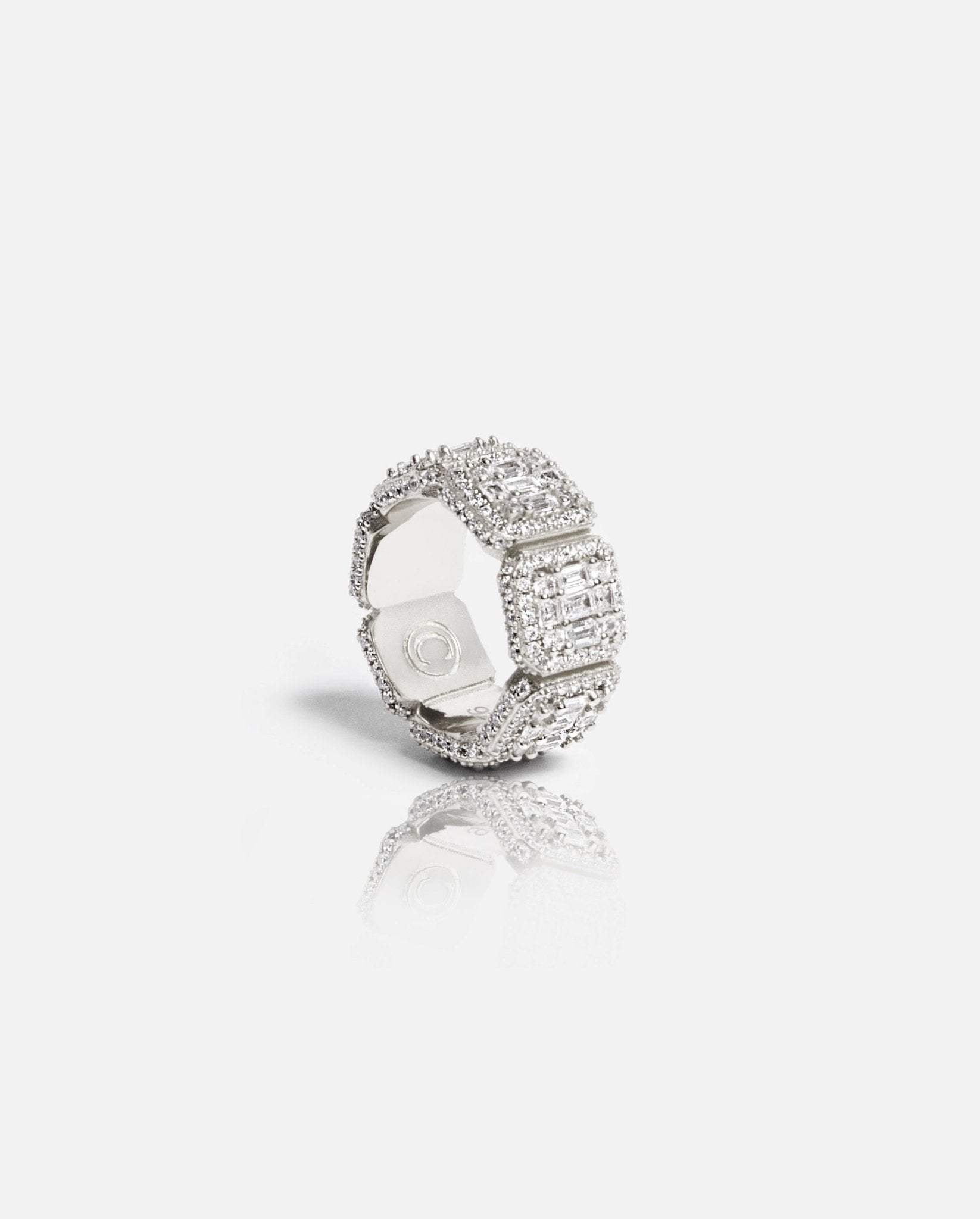 Clustered Ring - White Gold - Cernucci