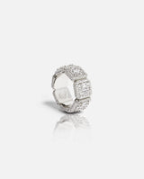 Clustered Ring - White Gold - Cernucci