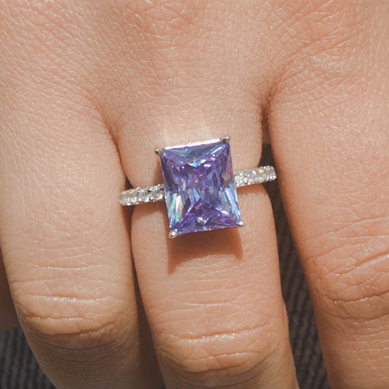 Cocktail Ring - Purple - Cernucci