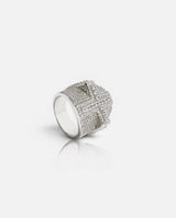 Cross Ring - White Gold - Cernucci
