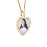 Custom 3D Photo Pendant - Gold - Cernucci