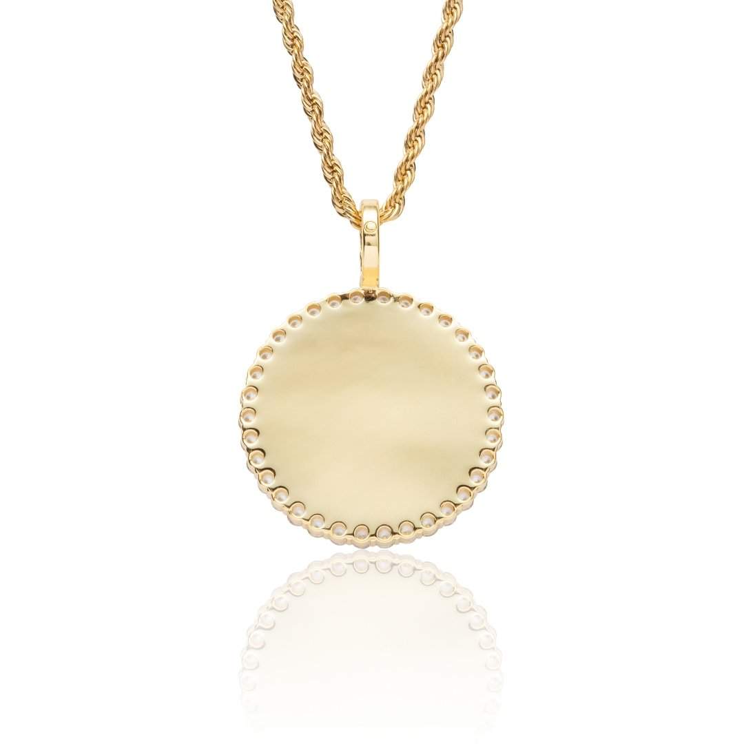 Custom 3D Photo Pendant - Gold - Cernucci