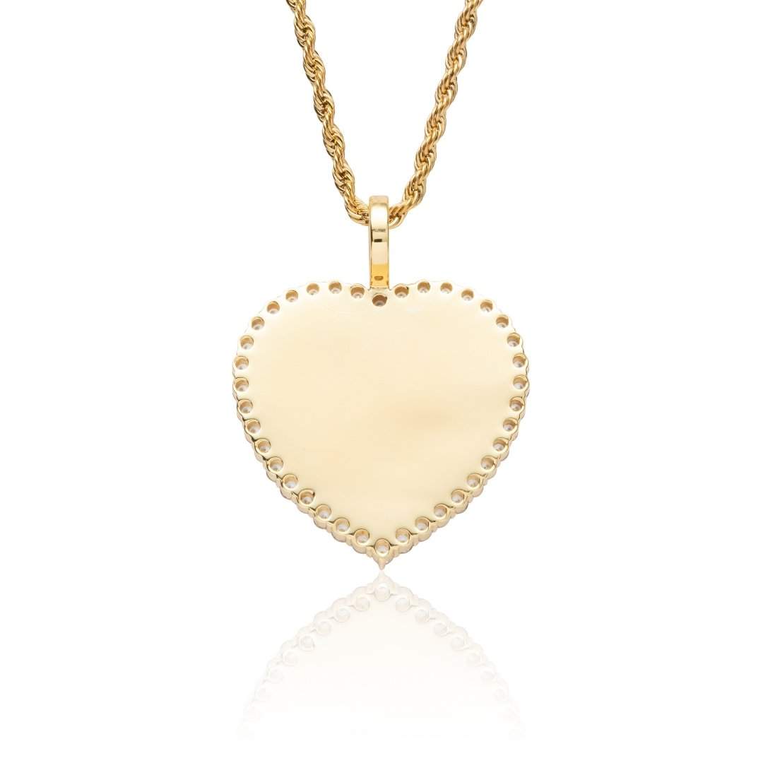 Custom 3D Photo Pendant - Gold - Cernucci